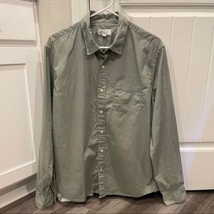 GAP untucked fit stretch button down